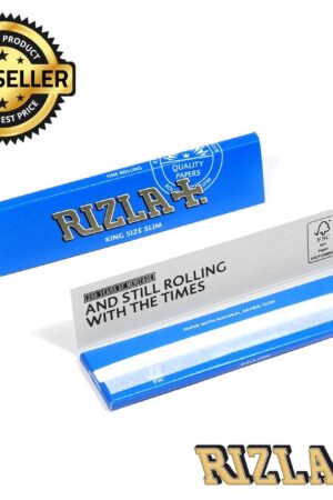 Rizla King Size Blue Slim Rolling Papers | Bundle of 2