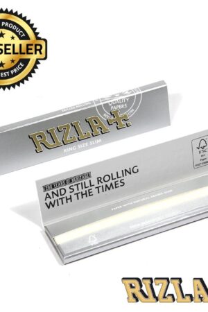 Rizla King Size Silver Slim Rolling Papers | Bundle of 2