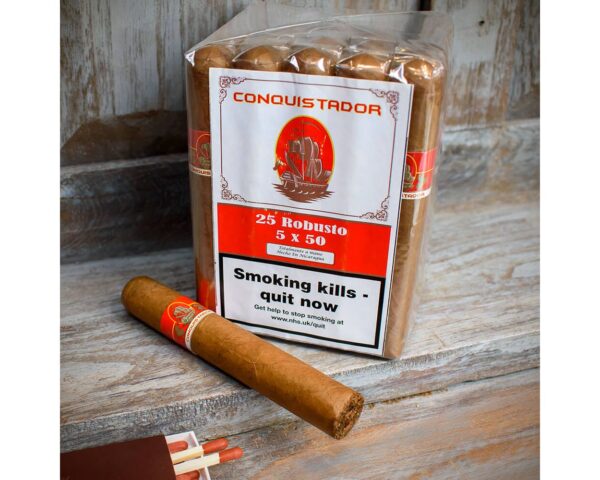 Conquistador Robusto Cigars – Bundle of 25