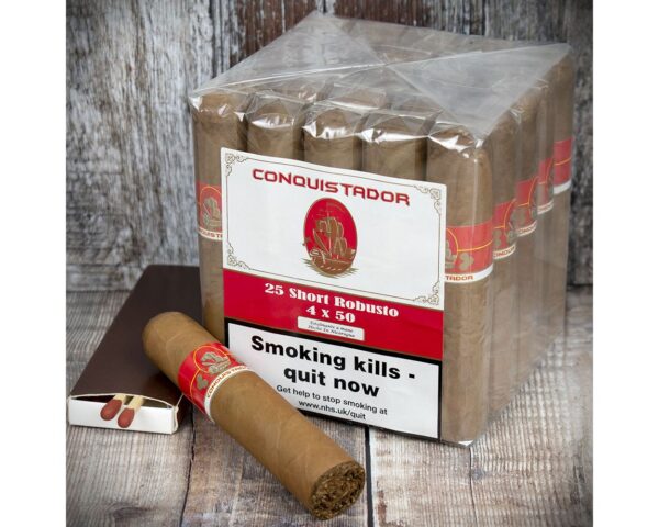 Conquistador Short Robusto – Bundle of 25 Cigars