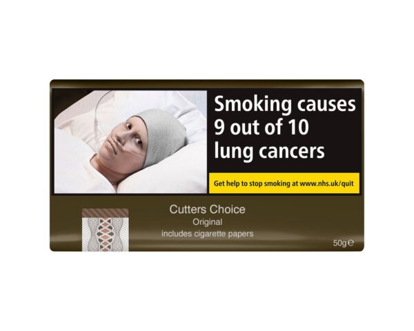 Cutter’s Choice Original Hand Rolling Tobacco – 50g Pouch