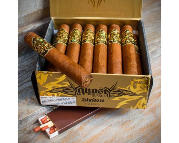 Gurkha Ghost Gold Shadow Robusto Cigars – Box of 21