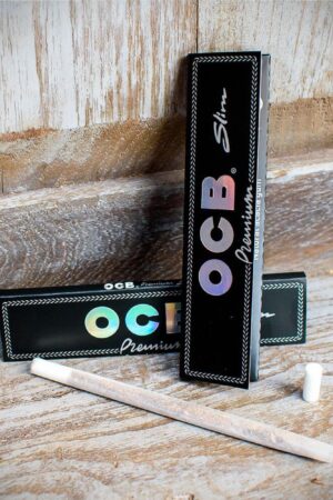 OCB | Premium Slim K.S. Rolling Papers | Pack of 2 Booklets